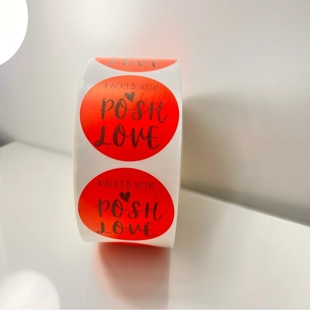 Thank You Stickers for poshmark 2in round | Shipping Supplies | NWT 100 pac - Picture 13 of 13